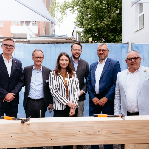 Visualisierung Richtfest im Halemweg