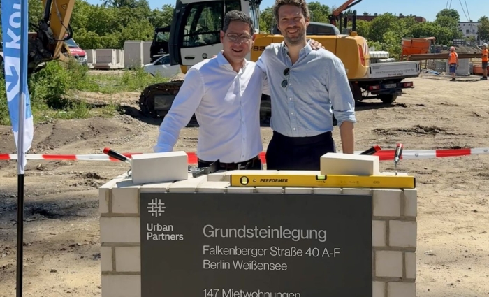 Visualisierung Grundsteinlegung NEST Berlin-Weißensee