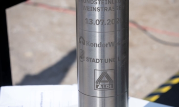Visualisierung Weinstraße Grundsteinlegung