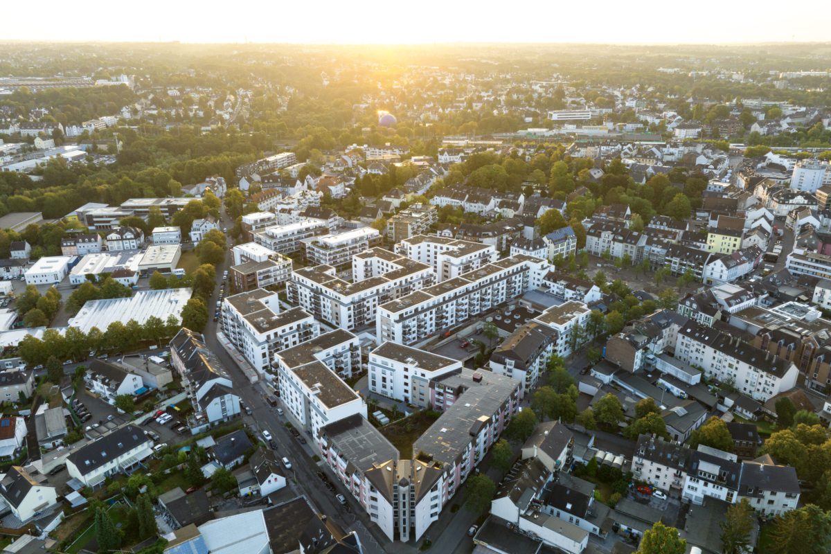 Kondor Wessels Luftbildaufnahmen - O-Quartier Solingen. Foto: Marcel Kusch